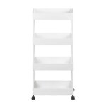 Desserte de cuisine - ohmg - armoire de rangement � 4 plateaux - blanc - roulant - 40 * 22 * 90cm