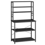 Desserte de cuisine - vasagle - 6 �tag�res - cadre en acier - style industriel