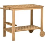 Outsunny - desserte de jardin - bois de sapin - 95x47x74cm - bois naturel