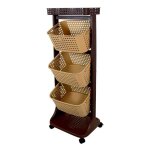 Desserte de rangement - sotufab plast - pantry organizer 3 paniers - wenge - brun - marron - plastique ... Desserte de rangement - sotufab plast - pantry organizer 3 paniers - wenge - brun - marron - plastique ...
