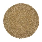 Dessous de plat - osier - 40 cm - marron - 450 gr - 40x40x1 cm