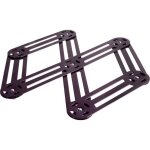 Dessous plat vintage extensible prune