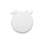 Dessus de chaise bistrot 40 cm alix blanc par soleil docre