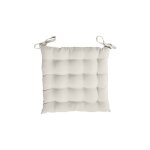 Dessus de chaise capitonn� en coton 40x40x5 cm panama lin par soleil docre