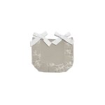 Dessus de chaise en pur coton 40x40x3 cm romance par soleil docre