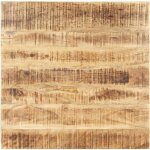 Dessus de table bois de manguier solide 15 - 16 mm 60x60 cm