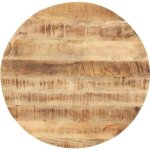 Dessus de table bois de manguier solide rond 25 - 27 mm 40 cm Dessus de table bois de manguier solide rond 25 - 27 mm 40 cm