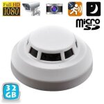Dtecteur de fume camra espion 1080p capteur agitation espionnage ir 32go wifi yonis