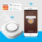 Detecteur de fumée?intelligent?2. 4g wifi?tuya?sans batterie?son dalarme supérieur à 90 db Detecteur de fumée?intelligent?2. 4g wifi?tuya?sans batterie?son dalarme supérieur à 90 db