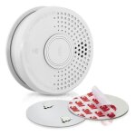Dtecteur de fume - oneconcept shd dof39 - avec support magntique magnetic mount en kit - blanc