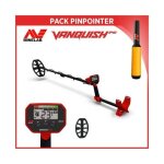 Detecteur de metaux - minelab - vanquish 340 - multi - frquence simultane - pinpointer huntmate