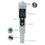 D�tecteur de salinit� compteur de salinit� testeur de salinit� de type stylo num�rique pour piscine eau ...