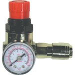 Dtendeur pneumatique mini avec manomtre mecafer - orifice 1 / 4 m
