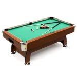 Devessport - billard cortés - table de pool billiards salon 7ft - marron - adulte - a monter soi - même ... Devessport - billard cortés - table de pool billiards salon 7ft - marron - adulte - a monter soi - même ...