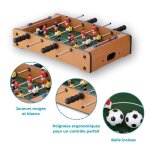 Devessport mini baby - foot de table pour enfant jeu de foot portable avec joueurs et marqueurs. cadeau ...