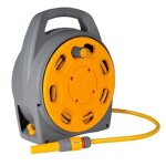 D�vidoir car�n� compact avec tuyau de 20m - hozelock - 2382r0777