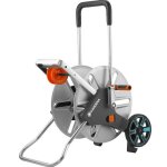 D�vidoir m�tal sur roues cleverroll l easy gardena - longueur max 100m - pour grand jardin - garantie ...