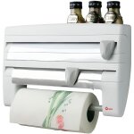Dvidoir roll n rool - metaltex - pour essuie tout et film tirable - aluminium et plastique