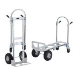Diable - vevor - diable pliant en aluminium 2 - en - 1 diable chariot capacit� 454 kg robuste