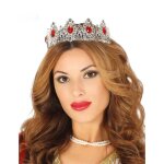 Diadme reine argent gris argent