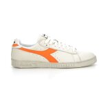 Diadora baskets basses game l fluo wax blanc