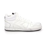 Diadora magic icona - basket montante homme blanc tige polyur�thane lacets confort et maintien