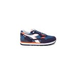 Diadora baskets sneakers homme bleu cuir gr76456