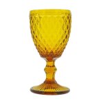Diamond ambre - 6 verres à pieds 20 cl Diamond ambre - 6 verres à pieds 20 cl