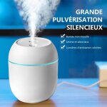 Diffuseur usb voiture humidificateur dair diffuseur electrique nebulisation sans fil mini humidificateur ...