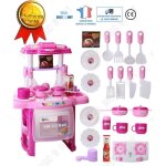 Dinette enfant 2 ans accessoires cuisine fille bb garon imitation plastique jouet assiettes et couverts ...