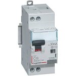 Disjoncteur diff�rentiel - legrand - dx�6000 - 10a type ac - 30ma - 10ka - arriv�e haute d�part bas