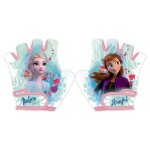 Gants de cyclisme - disney - frozen - bleu - fille - taille s (3 - 6 ans)