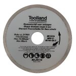 Disque de diamant - perel - 180 mm - 25. 4 mm - 8600 rpm - 2. 2 mm dpaisseur