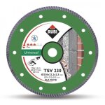 Disque diamant - rubi - tsv pro -  230 mm - haute performance - coupe matriaux de construction