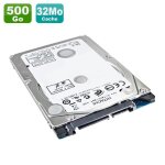 Disque dur 500go sata 2. 5 hitachi travelstar z7k500 hts725050a7e630 pc portable 32mo