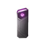 Disque dur externe - kingspec - z5 series - 512 go - usb 3. 2 type c 20gbps - noir avec rgb Disque dur externe - kingspec - z5 series - 512 go - usb 3. 2 type c 20gbps - noir avec rgb
