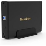 Disque dur externe - manxdata - 3tb - usb 3. 0 - compatible xbox / ps4 / pc / mac - noir