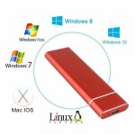 Disque dur externe ssd - allonscd - 128 go - usb 3. 0 - couleur alatoire - compatible android mac et ...