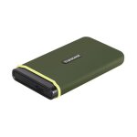 Disque dur ssd externe - transcend - 4to - couleur verte - portable - haute capacit�