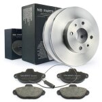 Disques de frein + plaquettes avant 240mm pour fiat punto 176 55 60 75 188