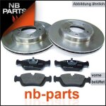 Disques de frein plaquettes avant 240mm nb parts
