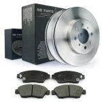 Disques de frein plaquettes avant 262mm ventil� pour honda v vi vii crx iii