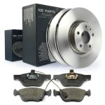 Disques de frein + plaquettes avant 284mm pour alfa romeo 156 932 gtv 916c