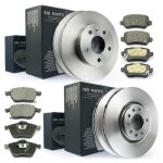 Disques de frein plaquettes avant arrire 5 - loch pour opel astra g zafira a 2. 0