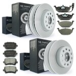 Disques de frein plaquettes avant arrire audi a3 8p skoda octavia ii vw golf vi