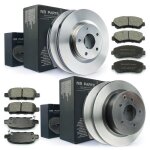 Disques de frein plaquettes de frein avant arrire pour nissan qashqai 1 j10 version courte