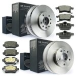 Disques de frein + plaquettes de frein avant arri�re pour opel astra h combo meriva zafira b