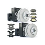 Disques de frein + plaquettes avant arrière pour opel astra h meriva zafira b Disques de frein + plaquettes avant arrière pour opel astra h meriva zafira b