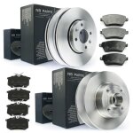Disques de frein + plaquettes avant + arri�re renault clio iii modus grand modus
