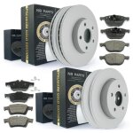 Disques de frein plaquettes kit avant + arrire ford c - max focus ii break
